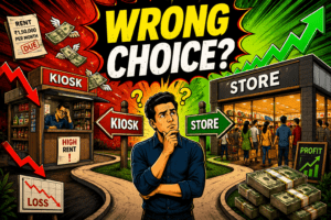 kiosk vs full store ROI